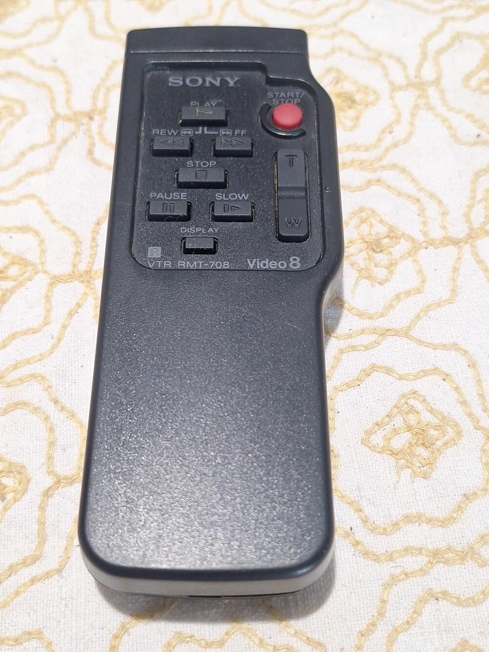 Sony RMT-708 Video 8 VTR Remote Commander Handycam Camcorder OEM Tested Working